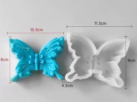 Molde silicona mariposa firuletes